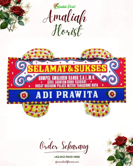 Papan Bunga Ucapan Selamat Gumpa