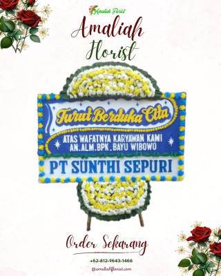Papan Bunga Duka di Gumpa