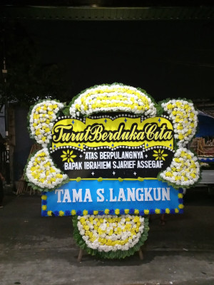 Papan Bunga Duka di Gumpa